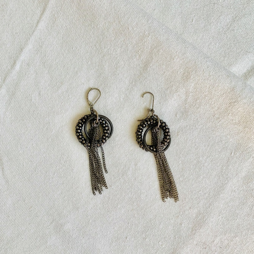 Edgy punk rock earrings